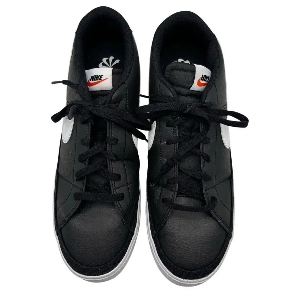 Nike Court Vision Low Next Nature Men's Shoes‎ Black/White Size 13